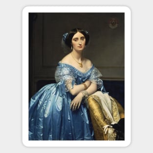 Josephine-Eleonore-Marie-Pauline de Galard de Brassac de Bearn, Princesse de Broglie by Jean Auguste Dominique Ingres Magnet